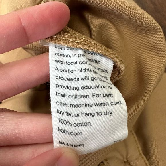 KOTN Womens High-Rise Cargo Pocket Pants in Khaki Tan Sz 12 W7308 - Picture 8 of 11